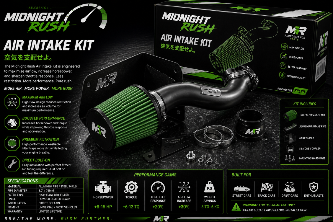Midnight Rush Air Intake Kit